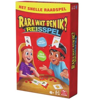 Rara wat ben ik? Reiseditie - Spin Master Taalspel|Partyspel
