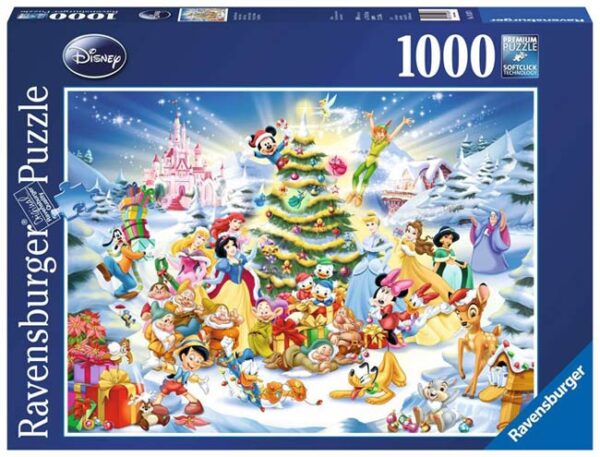 Kerst met Disney (1000) - Ravensburger  Legpuzzel - Afbeelding 1