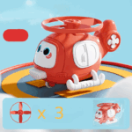 Hover Buddy™ – Luchtige Lachjes – Cartoon Helikopter Rood | Educatief Speelgoed