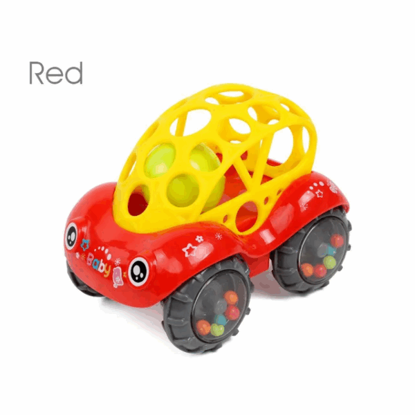 Wobble Wheels™ - Vroem, Rammel&Roll - Speelgoedauto Rood | Educatief Speelgoed - Afbeelding 1