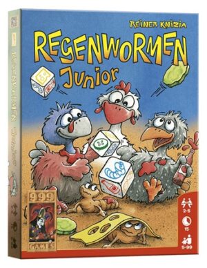 Regenwormen Junior - 999 games Dobbelspel