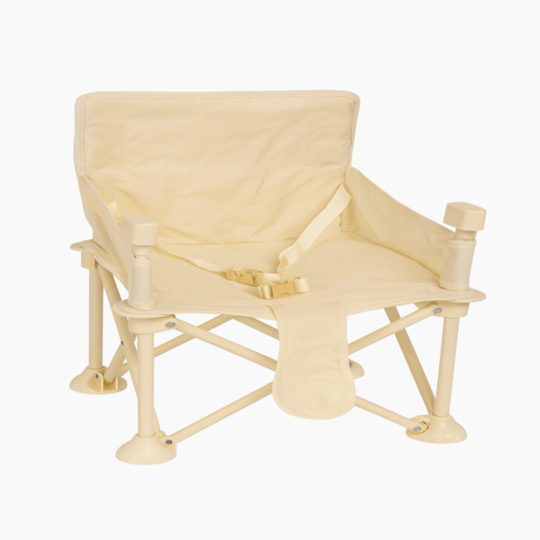Toddler Camping Chair™ - Comfortabel kamperen voor kinderen - Kampeerstoel Zonnige Vanille | Educatief Speelgoed - Afbeelding 1