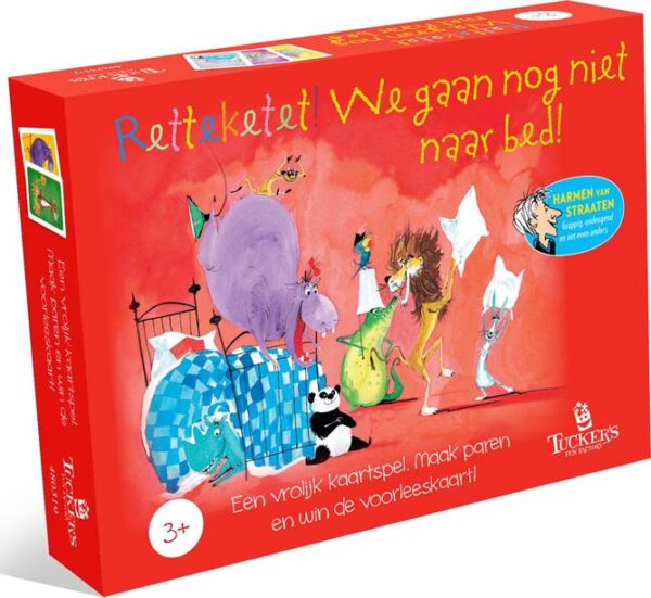 Retteketet! We Gaan Nog Niet Naar Bed! - Tucker's Fun Factory Kaartspel - Afbeelding 1