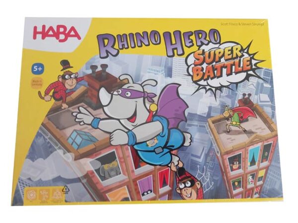 Rhino Hero - Super Battle - HABA Behendigheidsspel - Afbeelding 1