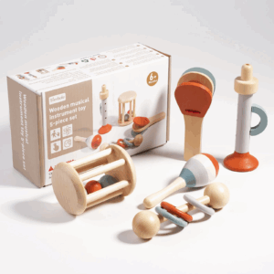 Infant Bell™ - Zachte Geluiden - Montessori Muzikale Instrumenten 5-Delige set | Educatief Speelgoed