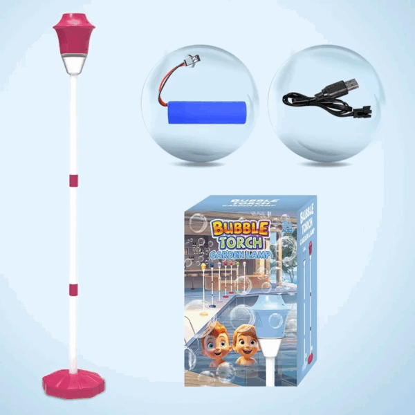 Bubble Breeze™ – Magisch&Muzikaal– Bellen Lamp Rood | Educatief Speelgoed - Afbeelding 1