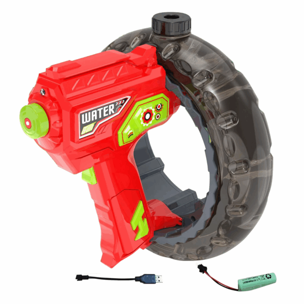 Water Blaster Pro™ – Licht&Spetterpret - Water Pistool Rood | Educatief Speelgoed - Afbeelding 1