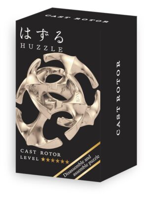 Cast Rotor MINI (kleur silver) ****** - Huzzle (Hanayama)  Cast Puzzle