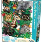 Safari Babies (350) - familiepuzzel - Cobble Hill  Legpuzzel|Legpuzzel - grote stukken