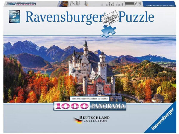 Slot Neuschwanstein (1000) - Ravensburger  Legpuzzel - Afbeelding 1
