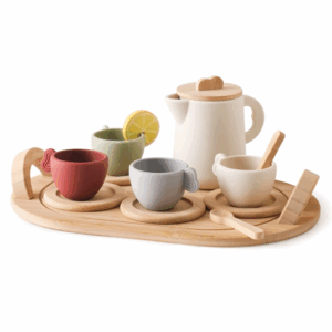 Woods™ - Kleine Theefeestjes - Speelgoed Thee Set Thee Set (incl. dienblad en accessoires) | Educatief Speelgoed