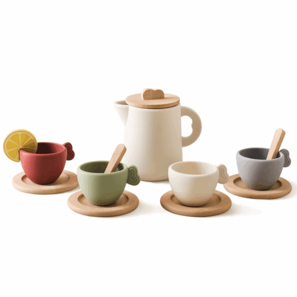 Woods™ - Kleine Theefeestjes - Speelgoed Thee Set Thee Set (incl. accessoires) | Educatief Speelgoed - Afbeelding 1