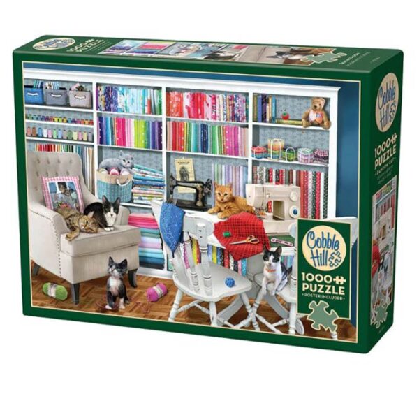 Naaiatelier (1000) - Cobble Hill  Legpuzzel - Afbeelding 1
