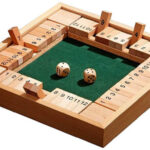 Shut the box - 12 (1-4 spelers) - Philos Dobbelspel|Houten spel