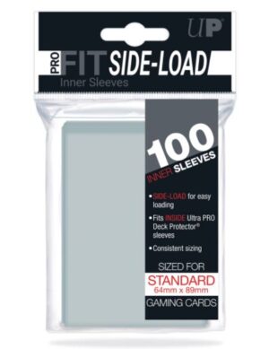Standard Pro-Fit Side-Load Inner Sleeves (64x89mm) clear (100) - Ultra Pro