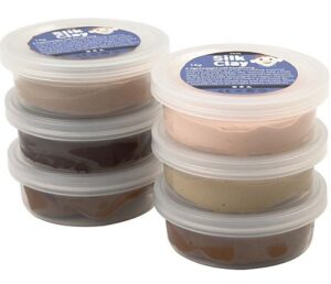 Silk Clay assortiment Huidskleur - 6x14g - Silk Clay