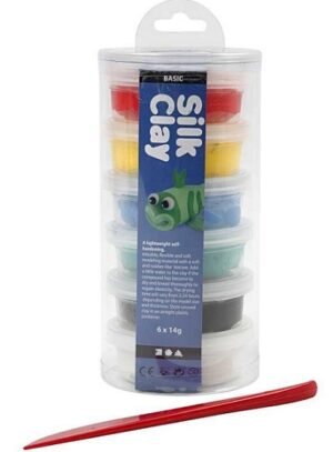Silk Clay assortiment Basic - 6x14g - Silk Clay