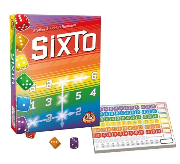 Sixto - White Goblin Games Dobbelspel - Afbeelding 1