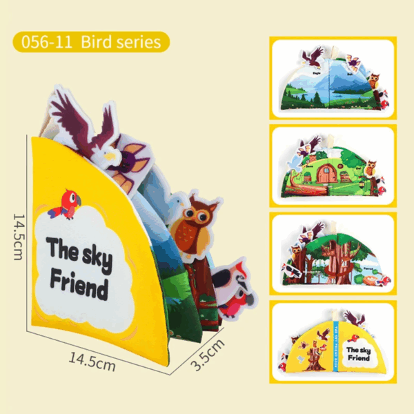 Adventure Busy Book™ - Ontdek&Speel - Ontdek Boekje Vliegende Dieren | Educatief Speelgoed - Afbeelding 1