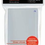 Euro Standard Board Game Sleeves (59x92mm) clear (50) - Ultra Pro