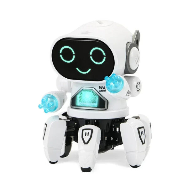 Dancing Spin Robot™ - Lichtjes en Dansjes - Speelgoedrobot Klauw Wit | Educatief Speelgoed - Afbeelding 1
