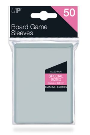 Special Sized Board Game Sleeves (54x80mm) clear (50) - Ultra Pro