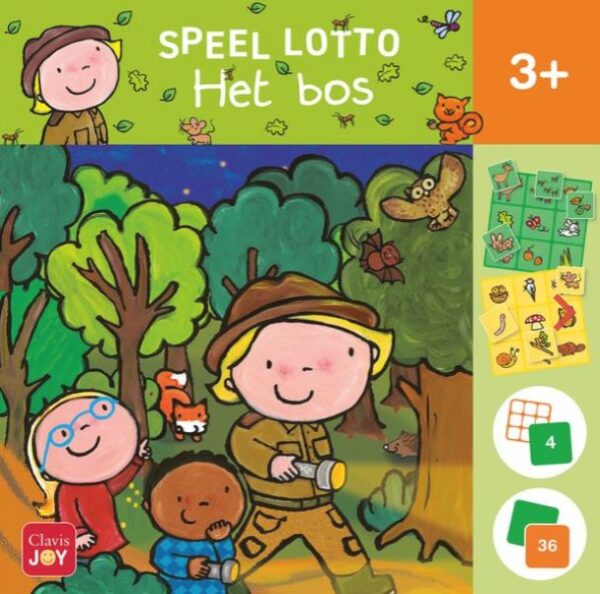 Speel Lotto. Het Bos. - Clavis Bordspel|Educatief - Afbeelding 1