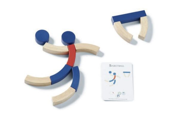 Sport Blocks - BS Legspel|Buitenspel|Spel Groot Formaat|Houten spel - Afbeelding 1