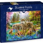 Spring Wolf Family (1500) - Bluebird Puzzle  Legpuzzel