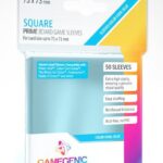 Square Card Game Sleeves PRIME (73x73mm) clear (50) - Gamegenic