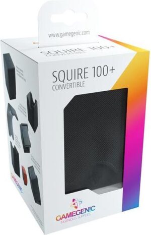 Deckbox Squire 100+ Convertible Black - Gamegenic