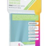 Standard American Card Game Sleeves PRIME (59x91mm) clear (50) - Gamegenic