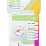 Standard American Card Game Sleeves MATTE (59x91mm) non-glare (50) - Gamegenic