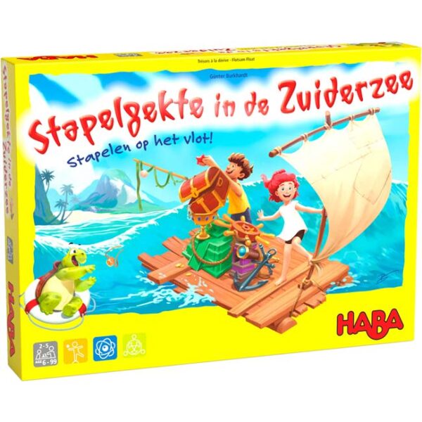 Stapelgekte in de Zuiderzee - HABA Behendigheidsspel - Afbeelding 1