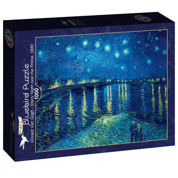 Vincent Van Gogh - Starry Night over the Rhône, 1888 (1000) - Bluebird Puzzle  Legpuzzel - Afbeelding 1