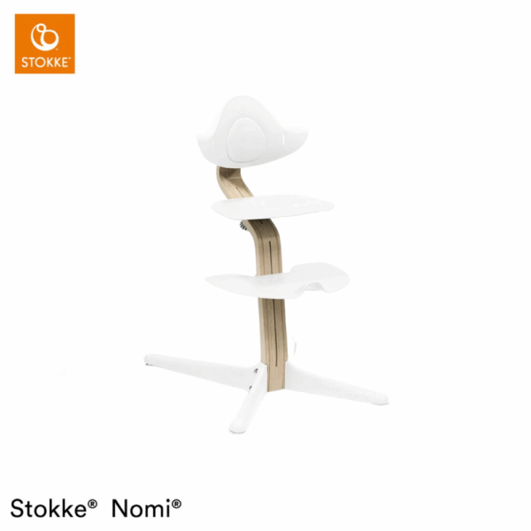 Kinderstoel Stokke® Nomi White/Natural - Afbeelding 1