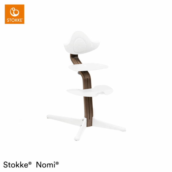 Kinderstoel Stokke® Nomi White/Walnut - Afbeelding 1