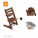 SET | Kinderstoel Stokke® Tripp Trapp® Warm Brown met Babyset&Newbornset