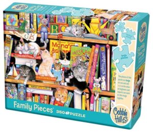 Storytime Kitties (350) - familiepuzzel - Cobble Hill  Legpuzzel|Legpuzzel - grote stukken