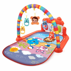 Musical Arch™ – Klanken&Kleuren– Baby Gym Strand Dieren Rood | Educatief Speelgoed