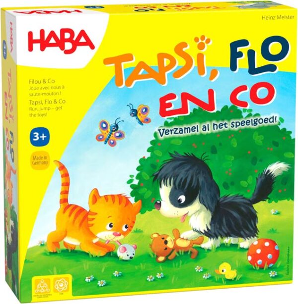 Tapsi, Flo en Co: Verzamel al het speelgoed! - HABA Bordspel|Educatief - Afbeelding 1