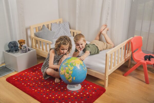 Peuterbed Colorfull Home Raff Naturel - Afbeelding 1