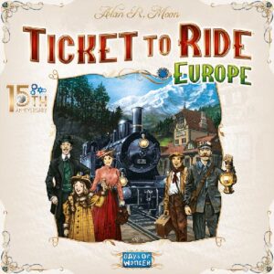 Ticket to Ride: Europe – 15th Anniversary  (= deluxe versie) - Days of Wonder Bordspel