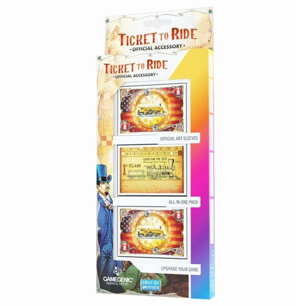 Ticket to Ride: Art Sleeves (46x70mm) - Gamegenic - Afbeelding 1