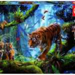 Tijgers in de boom (1000) - Educa  Legpuzzel