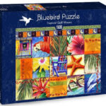 Tropical Quilt Mosaic (1500) - Bluebird Puzzle  Legpuzzel