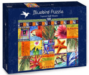 Tropical Quilt Mosaic (1500) - Bluebird Puzzle  Legpuzzel
