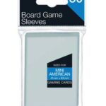 Mini American Board Game Sleeves (41x63mm) clear (50) - Ultra Pro