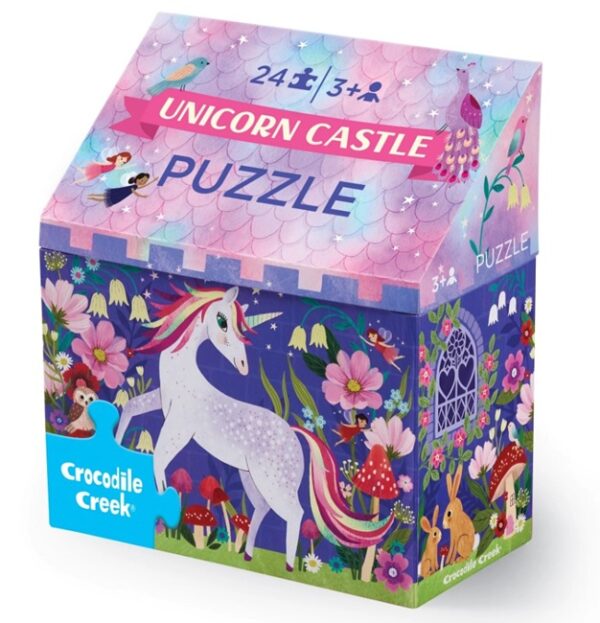 Eenhoorn Kasteel (24) - Crocodile Creek  Legpuzzel - Afbeelding 1
