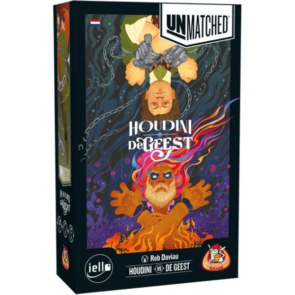 Unmatched: Houdini vs De Geest uit de Lamp - White Goblin Games Bordspel - Afbeelding 1